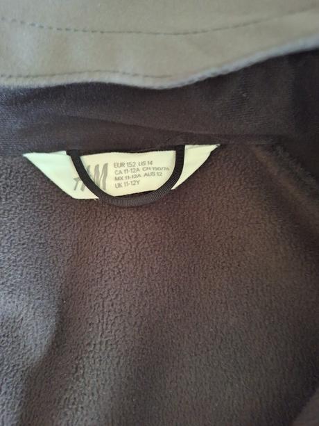 Softsheel bunda top stav, h&m,152