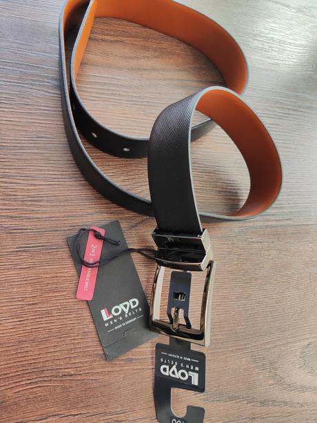 Kožený obojstranný opasok lloyd,