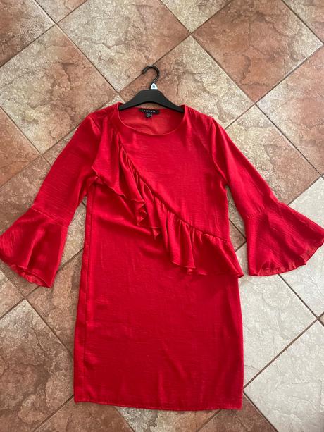 Amisu červene saty, amisu,s