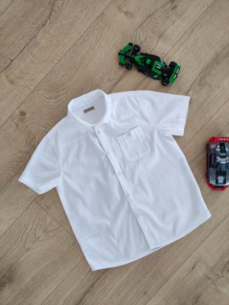 Biela chlapčenská košeľa mayoral, veľ. 140, mayoral,140