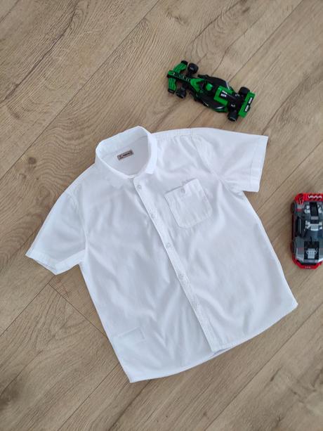 Biela chlapčenská košeľa mayoral, veľ. 140, mayoral,140