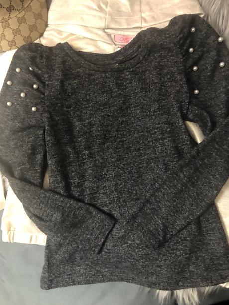 Top s perlami a riasením, zara,134