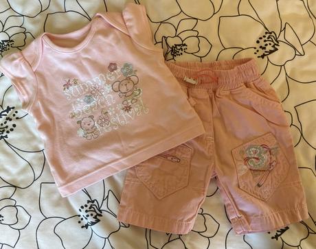 Nenosené tričko mothecare v. 56 na 0-3 mes., mothercare,56