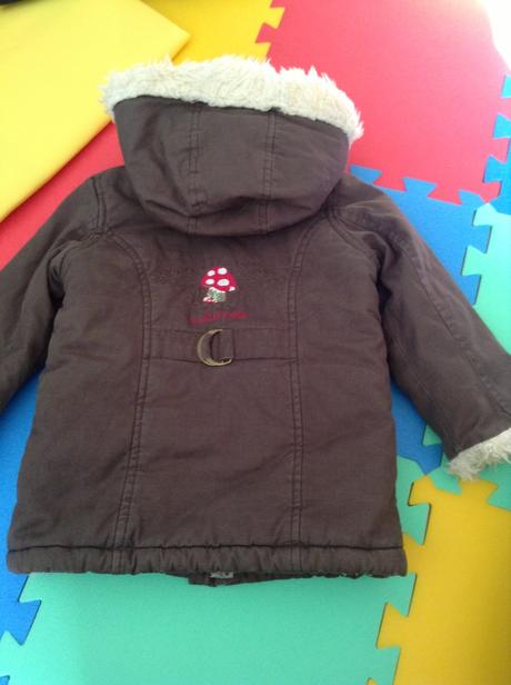 Kabát bunda pekná, topolino,80