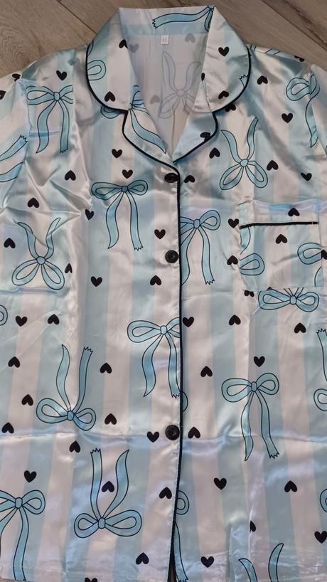 Dámske saténové pyžamo, xl