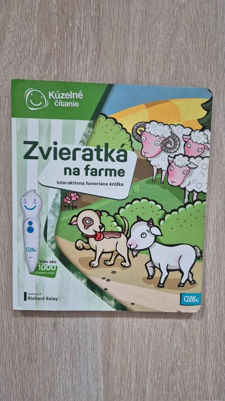 Kuzelne citanie zvieratka na farme, 