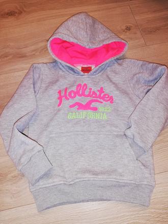 Dievčenská mikina hollister, 4-5 rokov, top stav, hollister,110