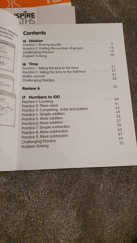 Practice book inspire maths 1abcd, 