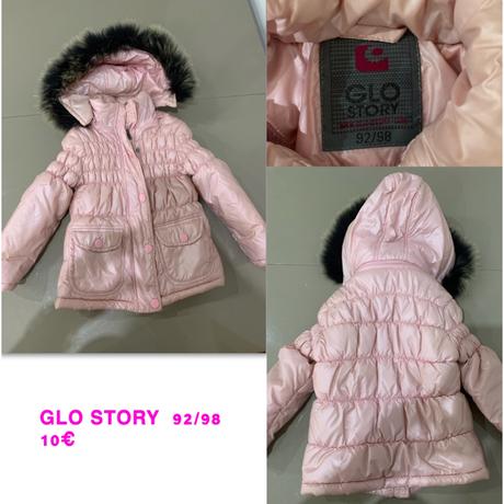 Ružová vetrovka s kožušinkou, glo-story,92