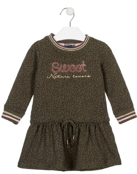 Zateplené zimné šaty losan, losan,98 / 104 / 116