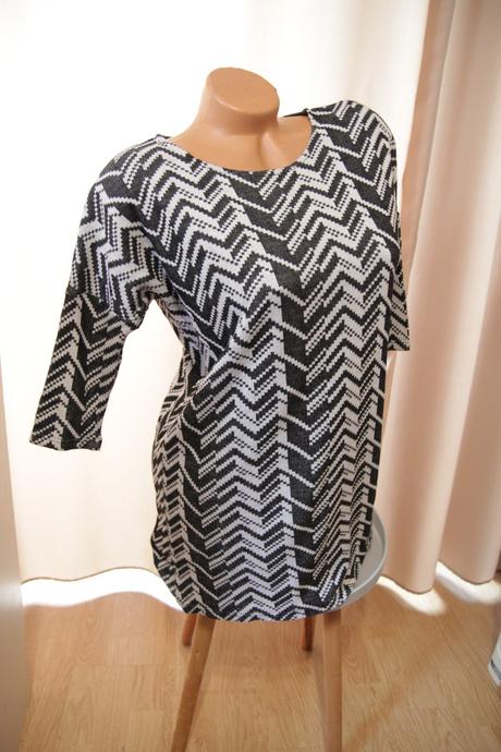Čierno biela tunika, s/m, s