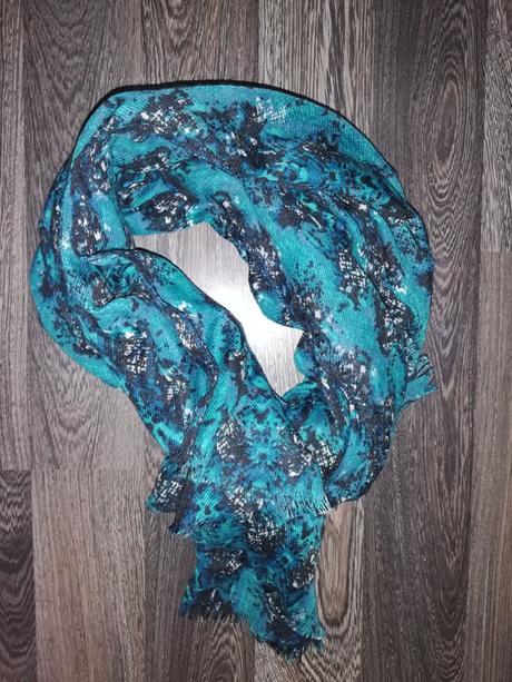 Smaragdovy šál /šatka tcm, tcm