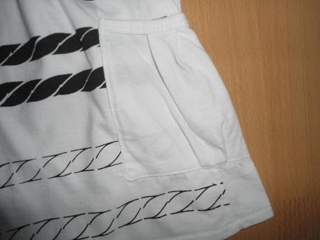 Biele dlhsie damske tricko, m