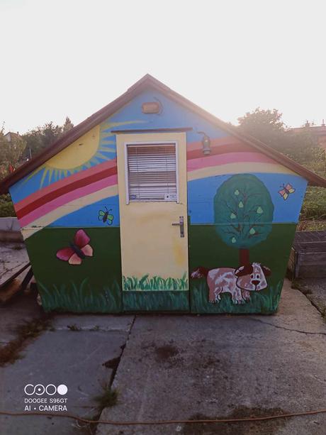 Záhradný domček "pre deti"...,