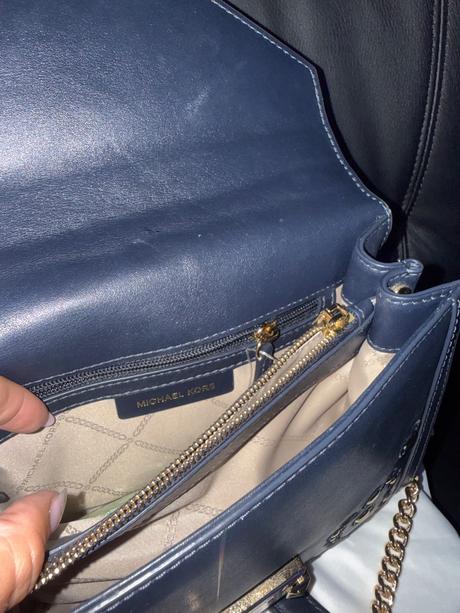 Crossbody michael kors modrá, michael kors
