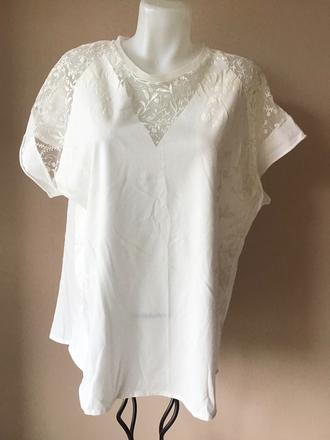 Nádherne tricko s cipkou /73, marks & spencer,46