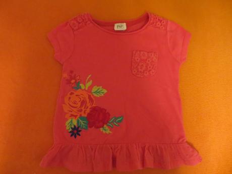 Súprava ružová blúzka plus legíny, f&f,92