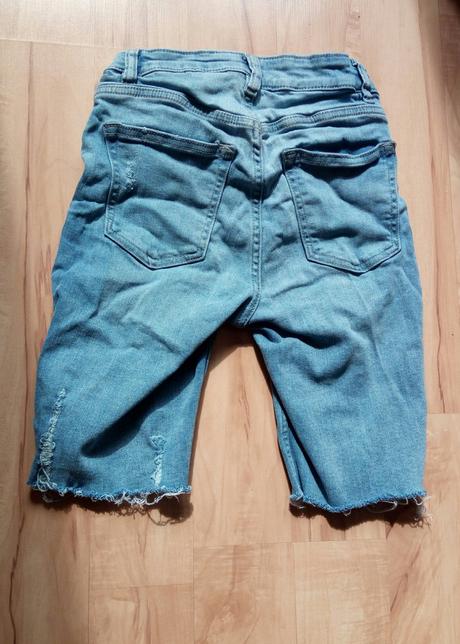 Riflové kraťasy, h&m,128