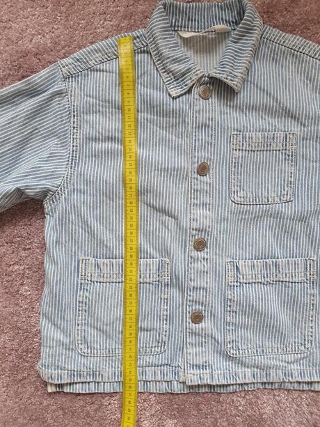 Krásna riflová bunda h&m č.110, h&m,110