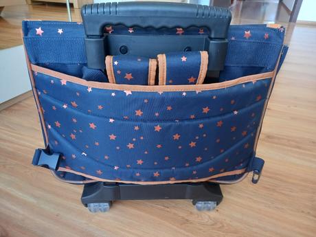 Školská taška na kolieskach tanns s peračníkom, 