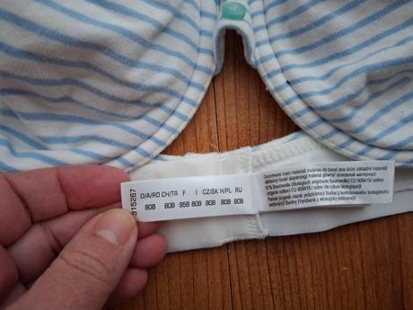 Mäkká bavlnená podprsenka, tchibo,80b