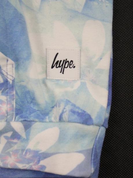 Kvetinová modro-biela mikina hype veľ. 13 r., next,158