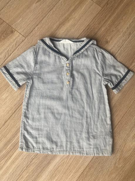Námornícke tričko, h&m,128