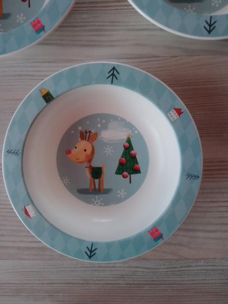 3 x miska s vianočným motívom, 