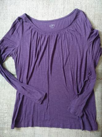 Fialove tričko ann taylor, xl