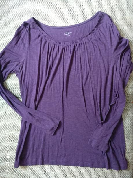 Fialove tričko ann taylor, xl
