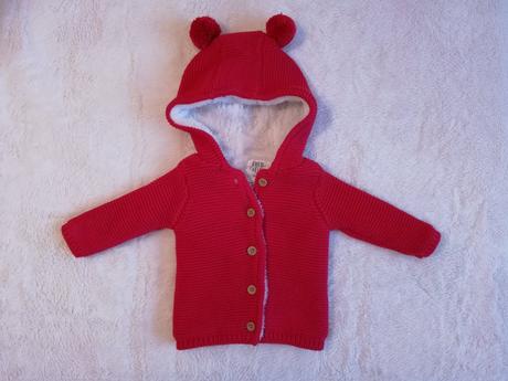 62 f&f zateplený pletený svetrík s uškami, f&f,62