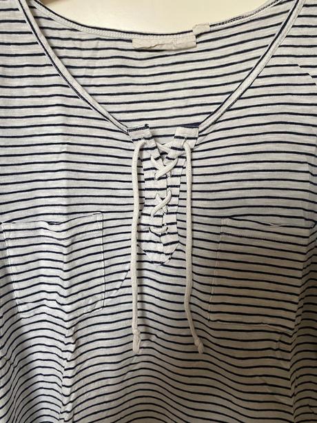 Dámske pruhované tričko h&m vel xl, h&m,xl