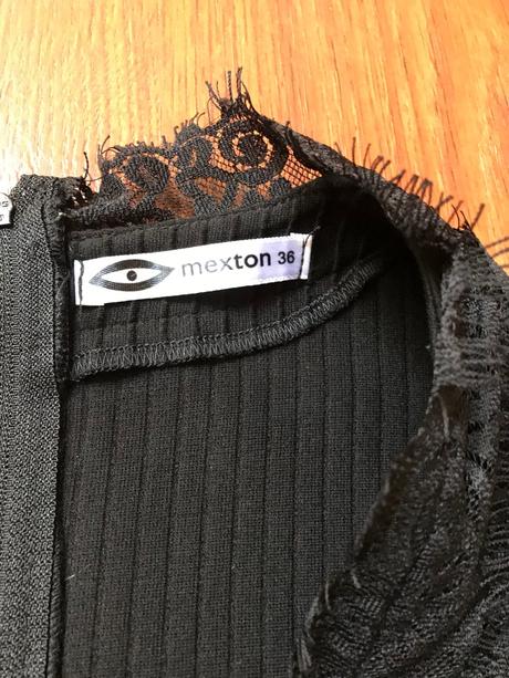 Cierne saty mextom 36, s