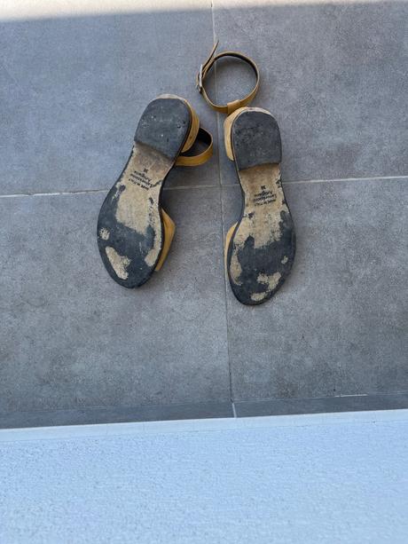 Kožené sandále, protetika,38