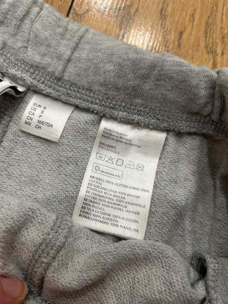 Šedé šortky h&m, h&m,s