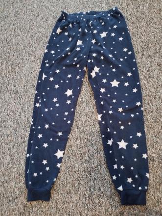 146/152 hviezdičkové teplé nohavice, 146