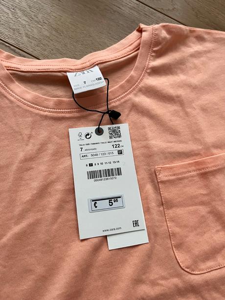 Oversized tričko 3, zara,116 / 122