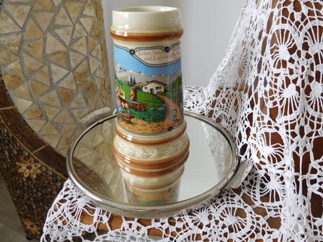 Korbel-keramika v ľudovom motíve,, 