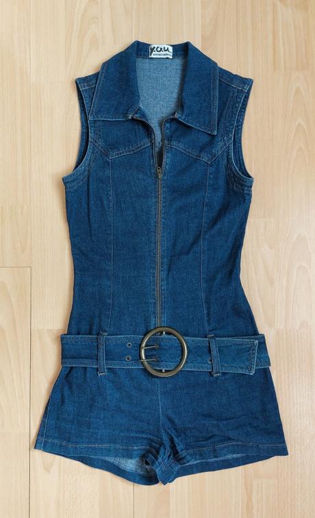 Rifľový overal s opaskom, 34