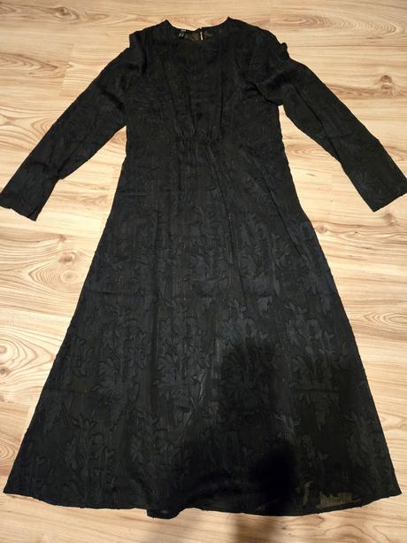 Čierne spoločenské šaty 36, c&a,s