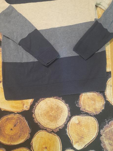 Pasikavy pružkovaný pulóver 134/140/146, h&m,134