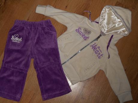 Zamatová súprava_takmer nenosená, 80