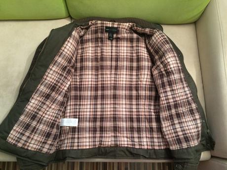 Prechodná podšitá bunda, mango,xl