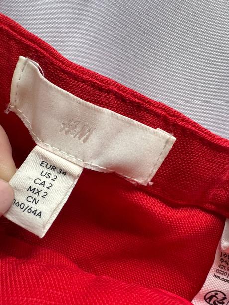 H&m - ľanové široké nohavice, h&m,34