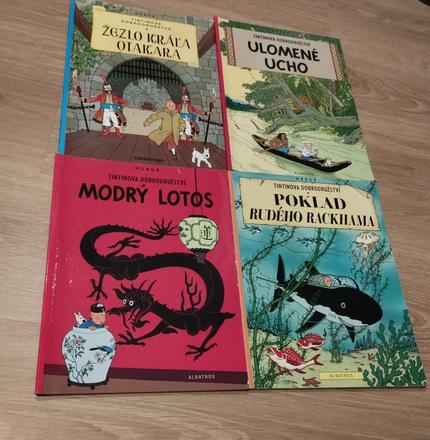 Komiks tintin 4 ks, 