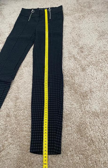 Čierno šedé nohavice, m