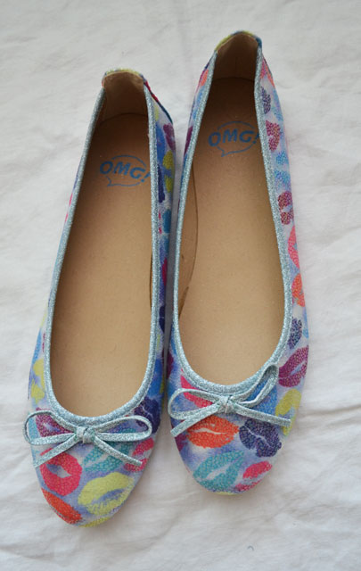 Farebne balerinky v 38/38,5, humanic,38