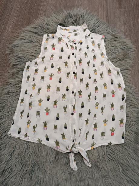 Košeľa s viazaním vpredu veľ. 164, 164