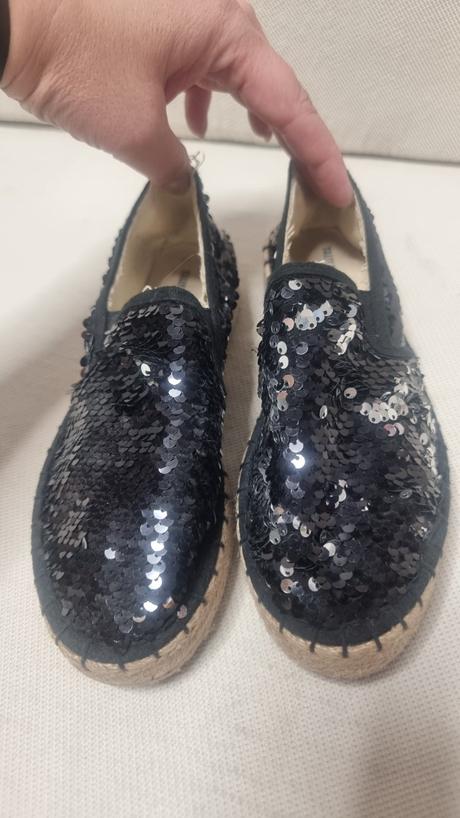 Cierne espadrillky, 37
