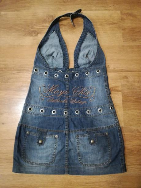 Riflová sukňa -mayo chix, s